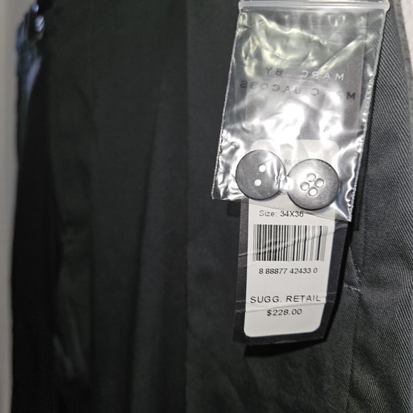 Marc Jacobs Men's Dress Pants Martin Fit Low Rise Skinny Charcoal 34X36 NWT - Picture 8 of 11